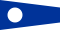 Signalflagge Nummer 3 30x45cm kas 02