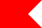 Signalflagge B 30x45cm kas b
