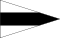 Signalflagge Hilfsstander 1 30x45cm kasub 3