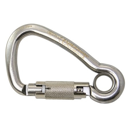 Karabiner mit drehender Ringe Verbinde Schnapphaken Karabinerhaken Hängematte 