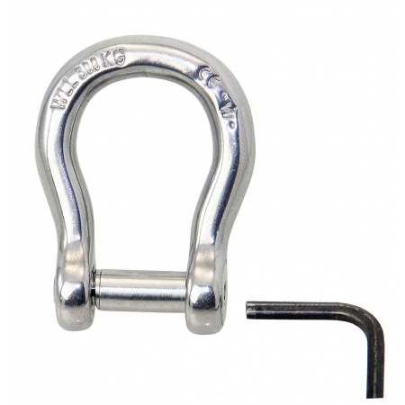 Wichard Schäkel Innensechskantbolzen geschweift 12mm Schraubschäkel SR1346